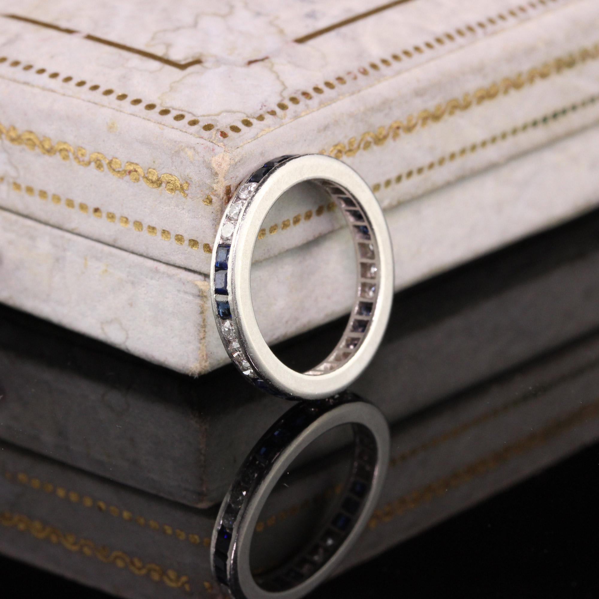 vintage sapphire eternity ring