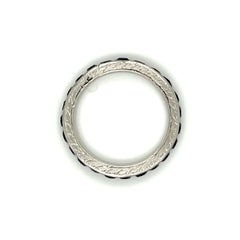 Antique Art Deco Platinum French Cut Onyx Wedding Band