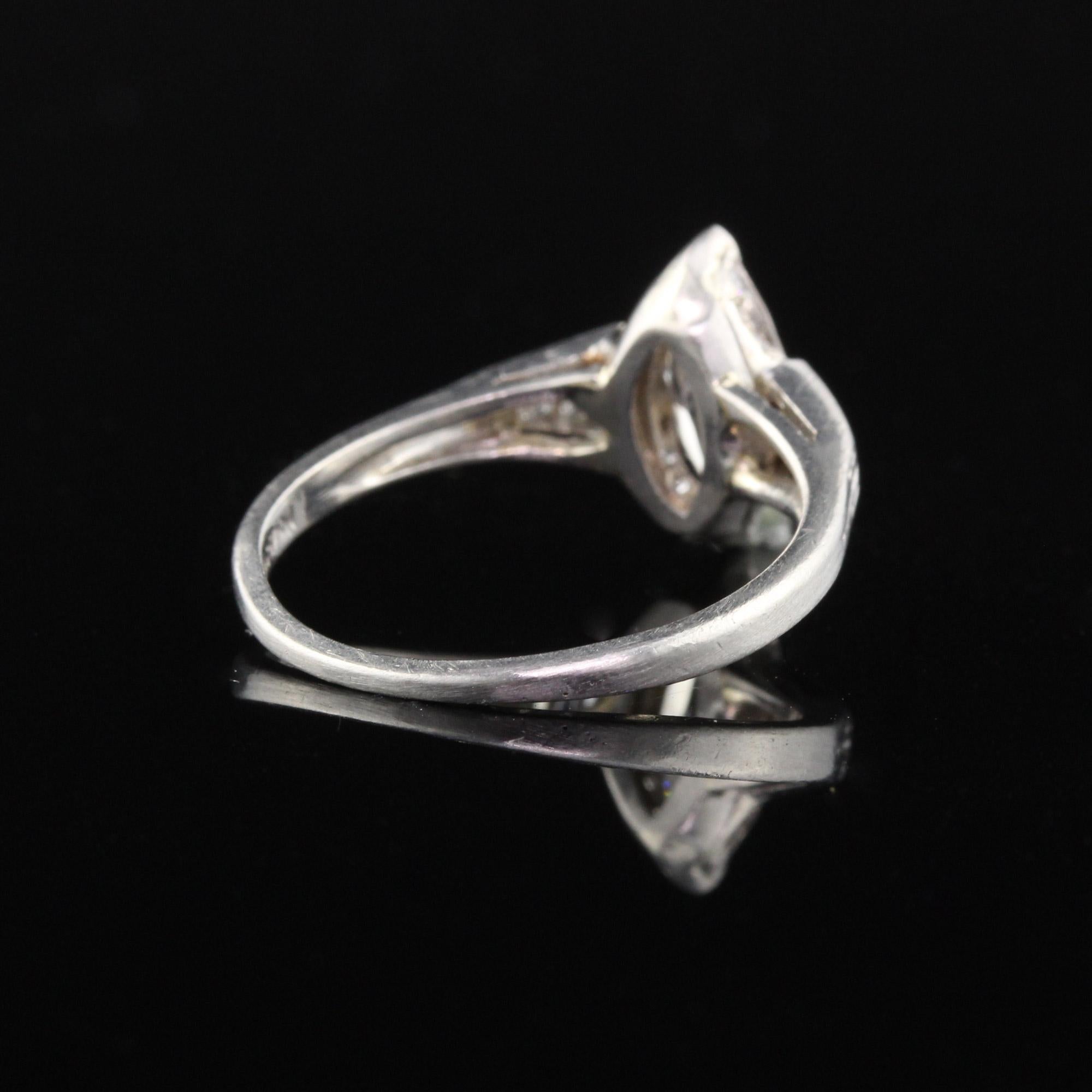 art deco marquise diamond ring