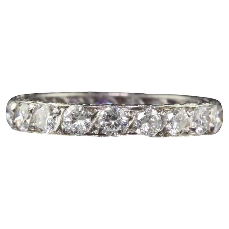 Art Deco Eternity Bands 768 For Sale on 1stDibs vintage