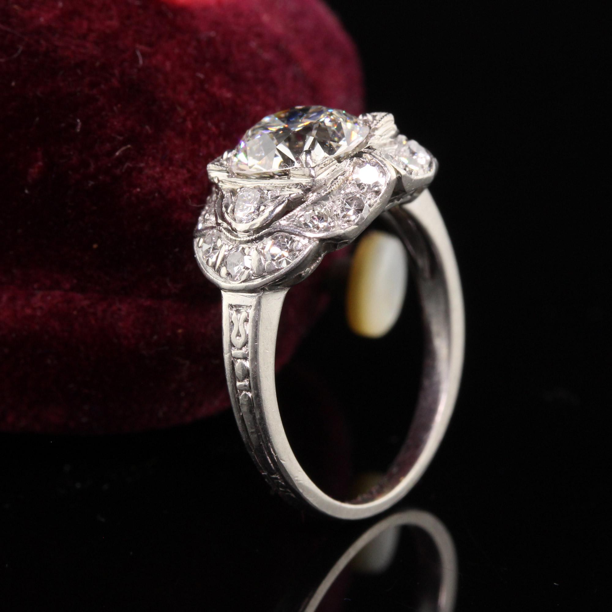 art deco diamond engagement rings