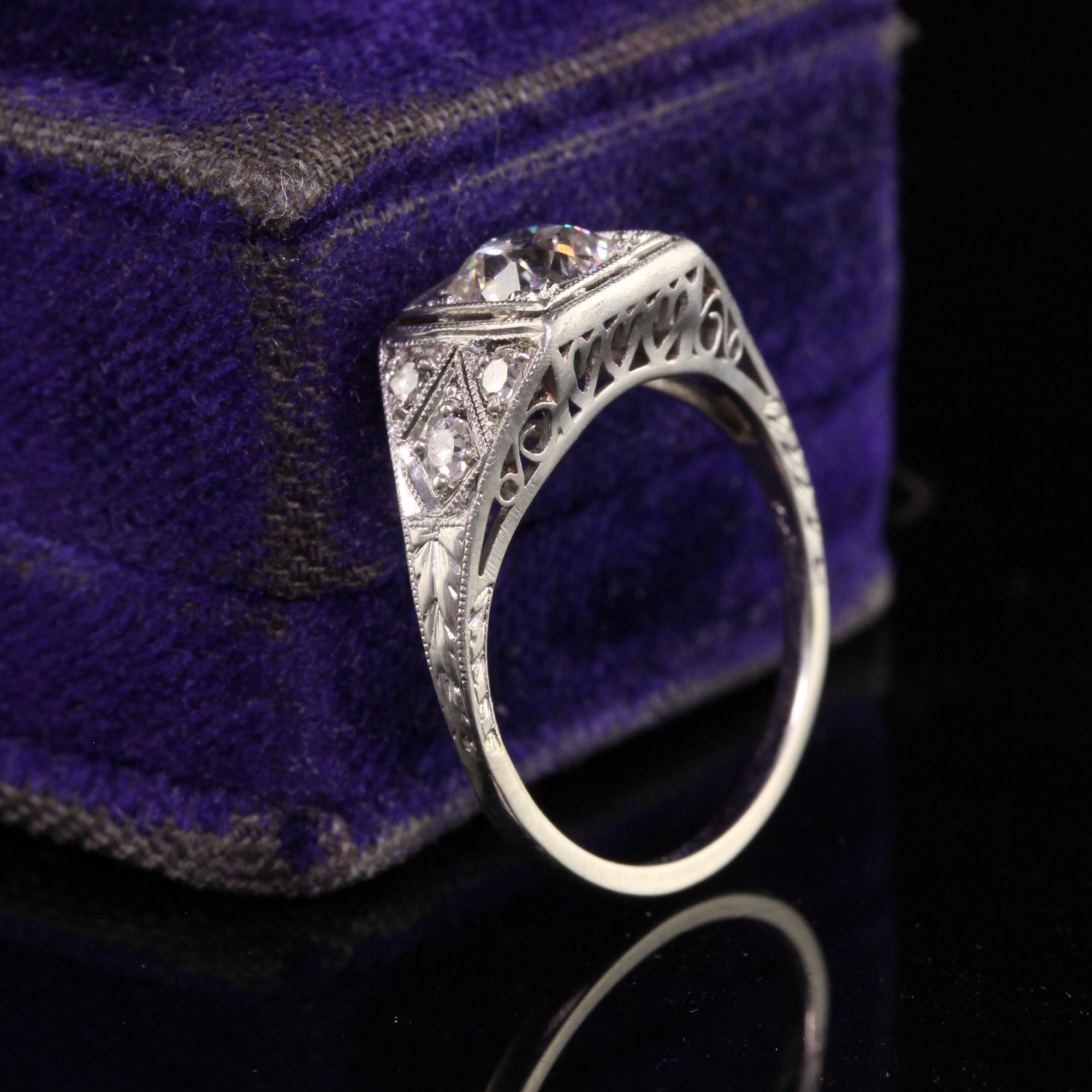 antique filigree engagement ring
