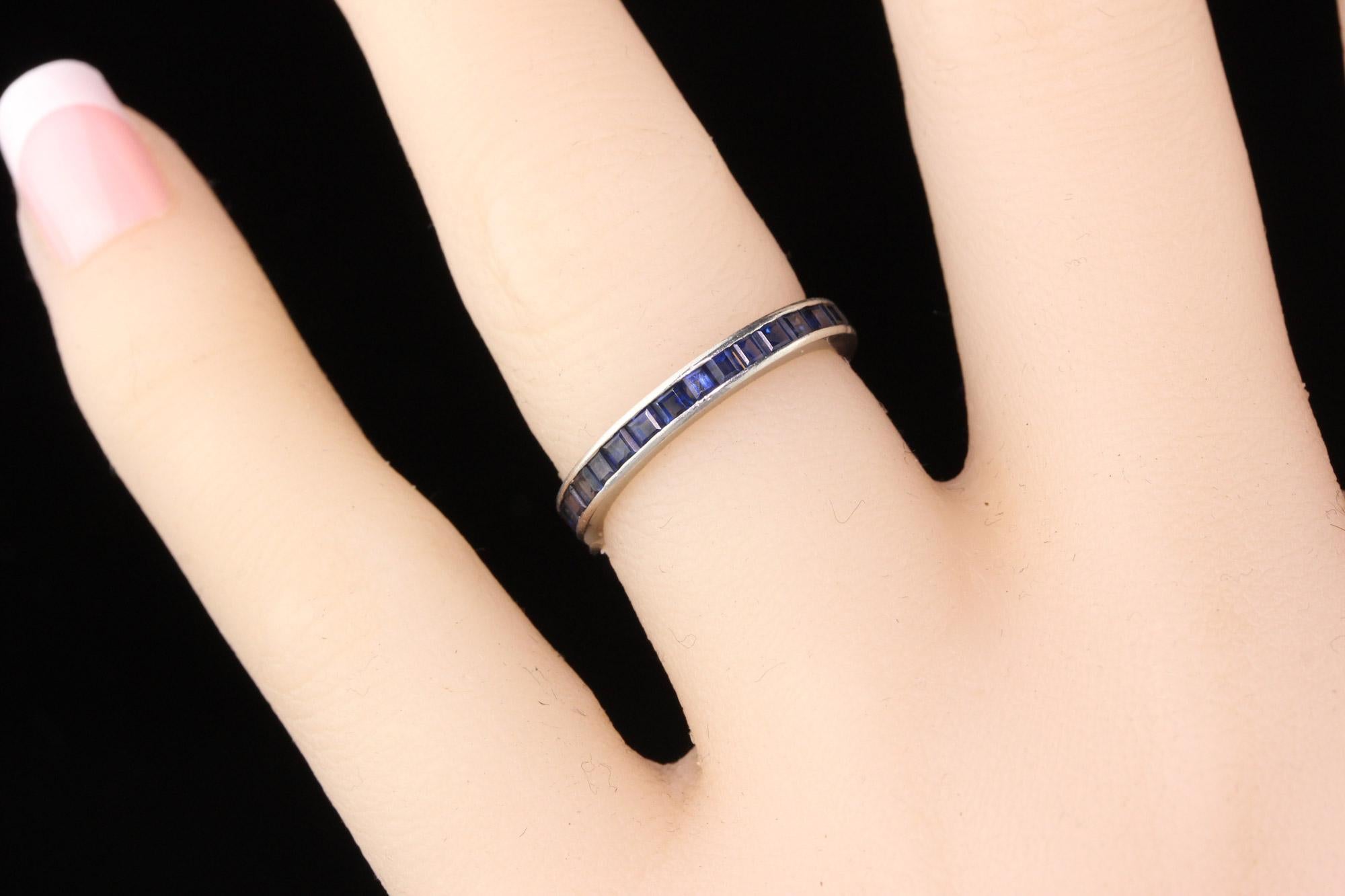 tiffany sapphire eternity ring