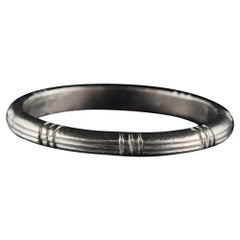 Antique Art Deco Platinum Wedding Band