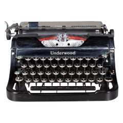 Antique Art Deco Portable Underwood Champion Typewriter c.1936