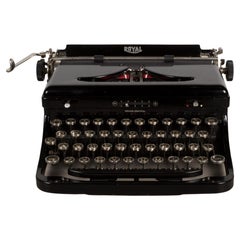 Antique Art Deco Royal Portable Typewriter, c.1936