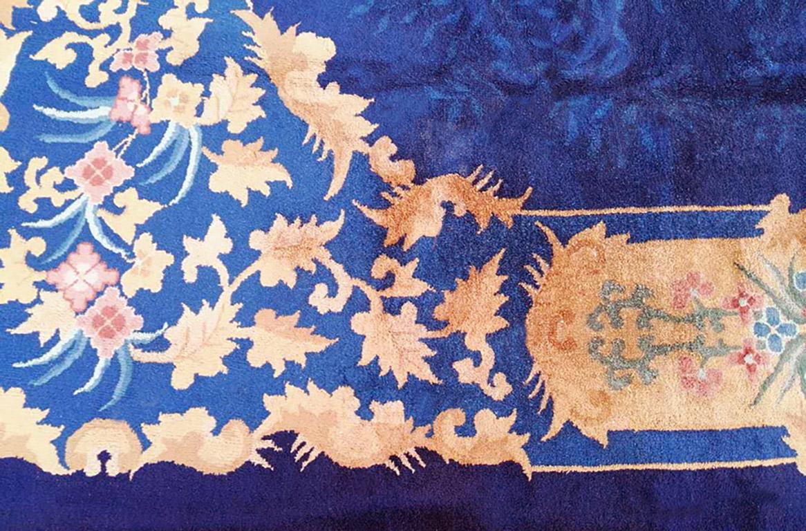 Hand-Knotted Antique Art Deco Rug 8' 9