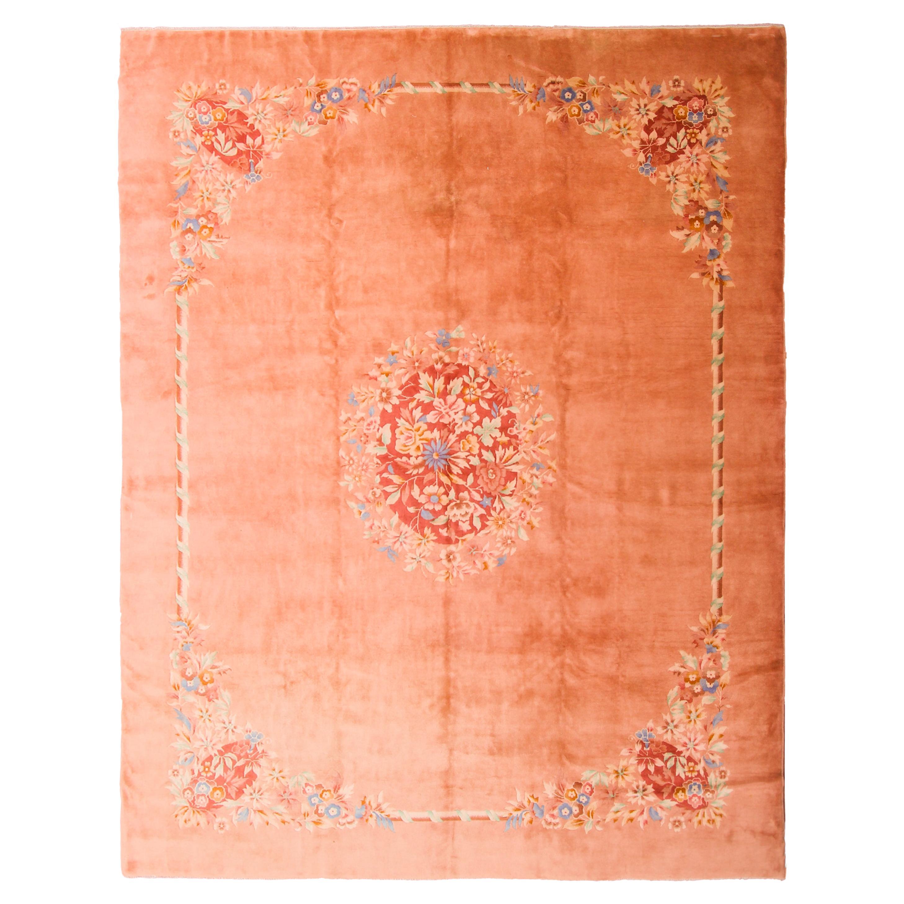 Tapis chinois artisanal 10x13 1920 298 cm x 386 cm