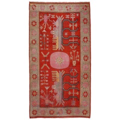 Antique Art Deco Samarkand Prestige Rug, circa 1920