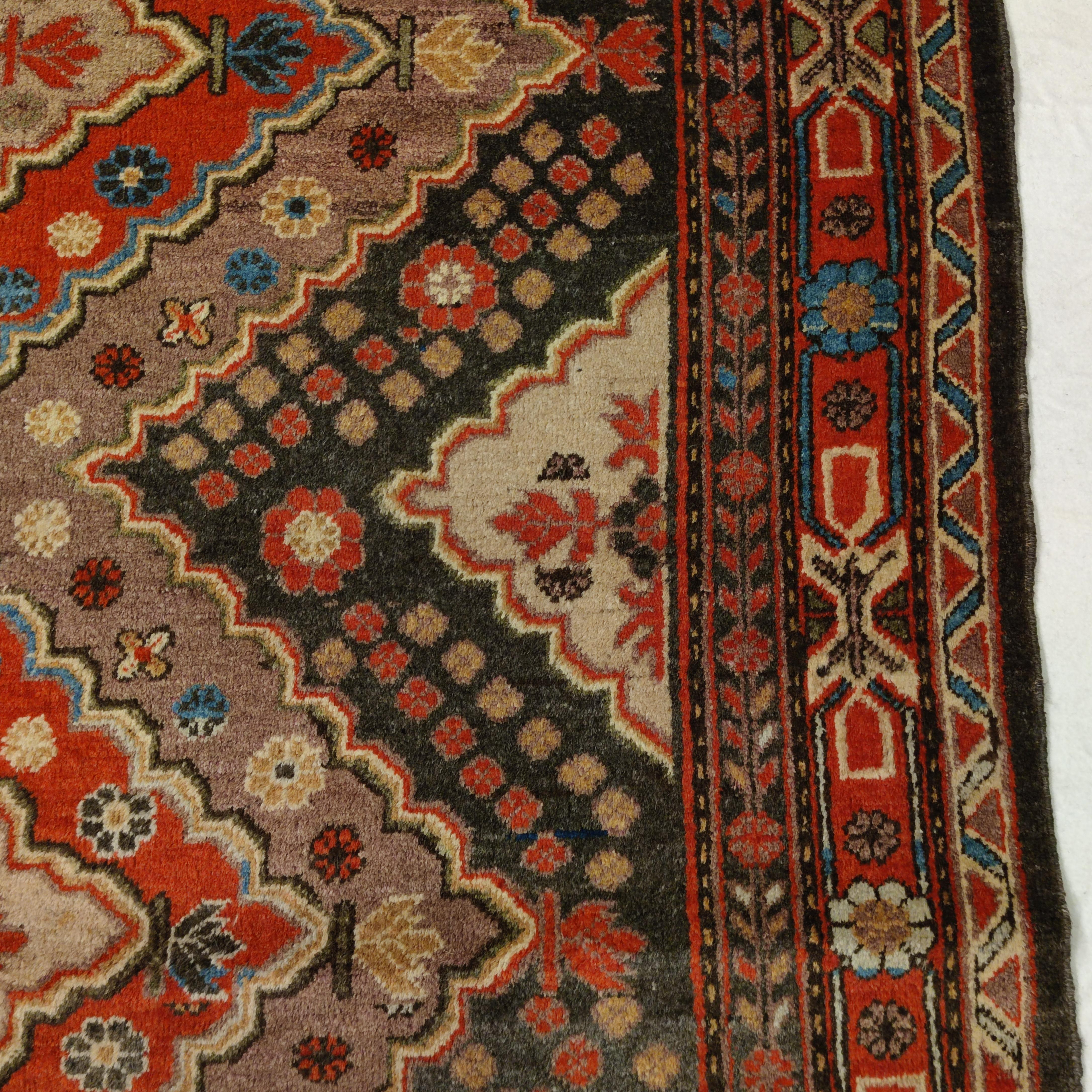 Wool Antique Art Deco Samarkand Prestige Rug For Sale