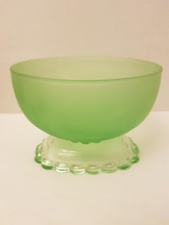 Antique Art Deco Satin Bowl
