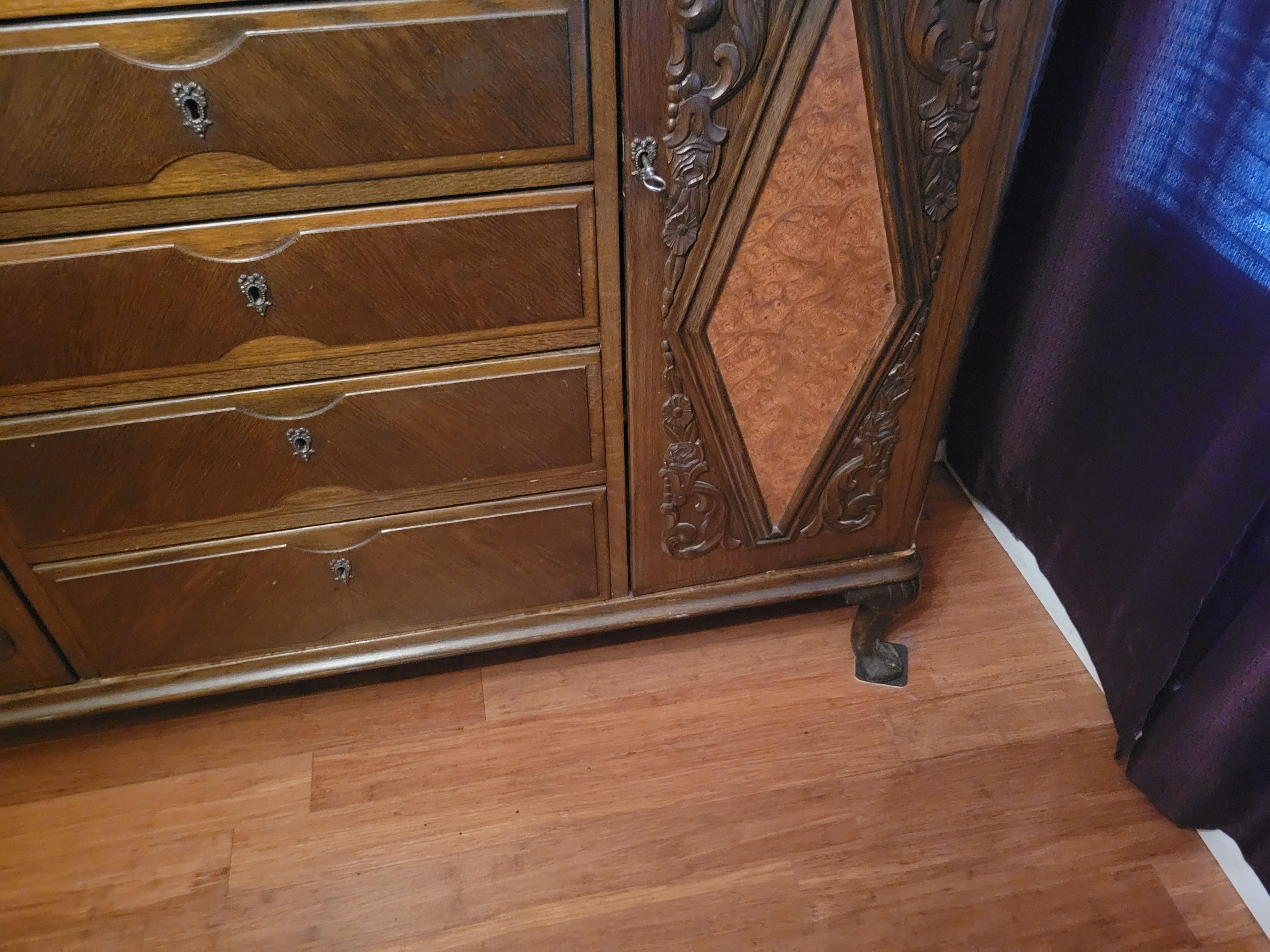 Antike Jugendstil-Hutch aus China mit 4 Schubladen im Angebot 2