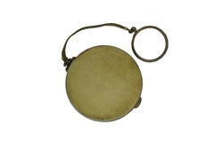 Antique Art Deco Sheffield England Sterling Silver Powder Mirror Compact