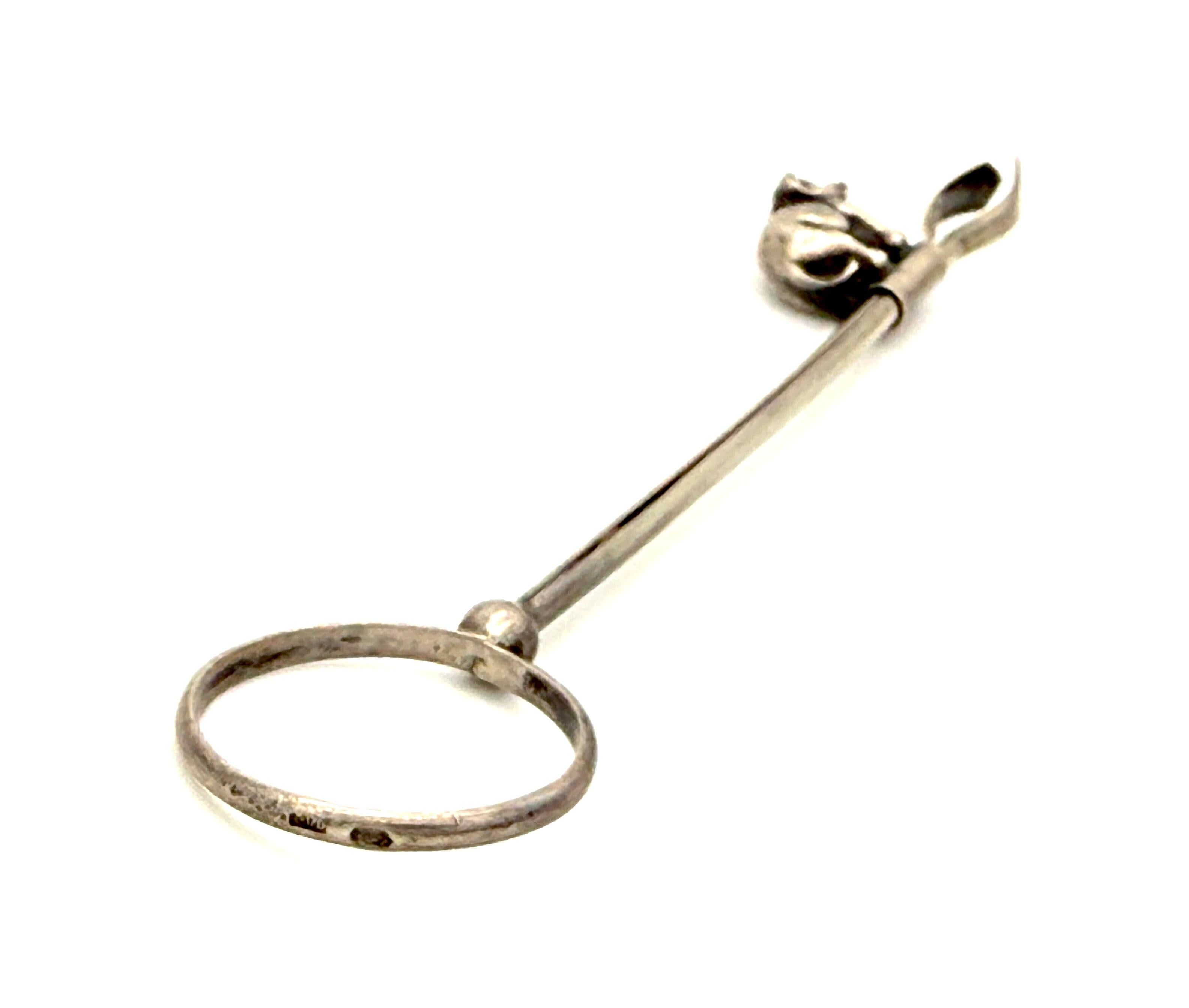 Art déco Porte-cigarettes antique en argent A Antiques Silver Elephant