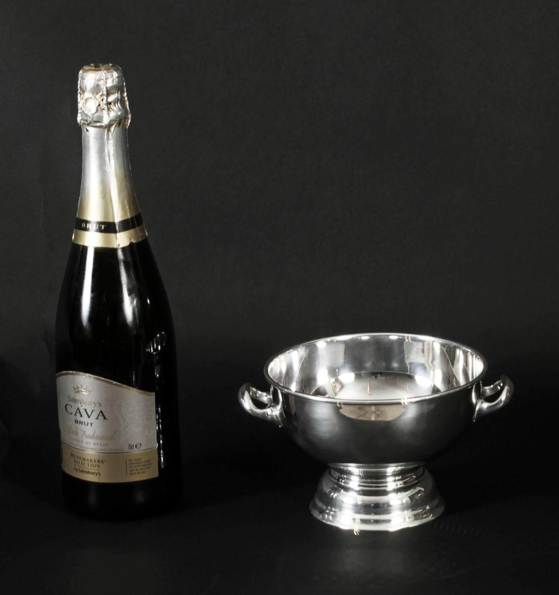 Antique Art Deco Silver Plate on Copper Ice Bucket Mappin & Webb Circa 1920 9