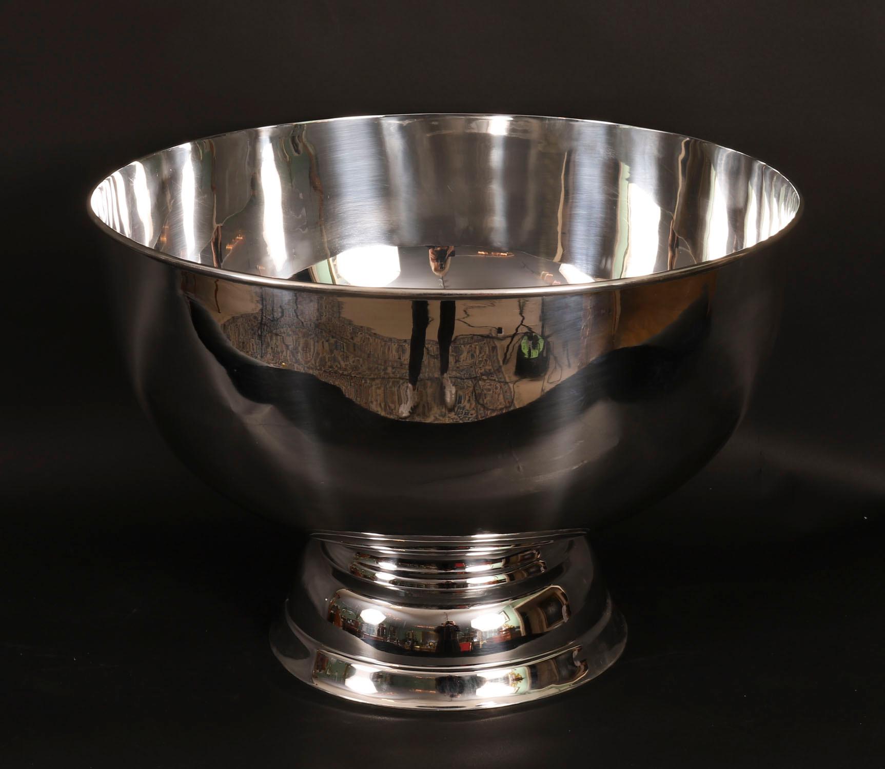 Antique Art Deco Silver Plated Champagne /Wine Cooler Mappin & Webb 20th Century siglo XX en venta