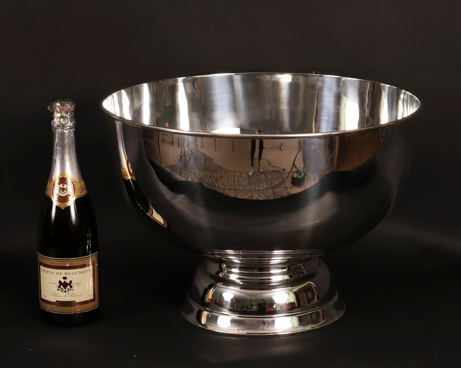 Antique Art Deco Silver Plated Champagne /Wine Cooler Mappin & Webb 20th Century en venta 2