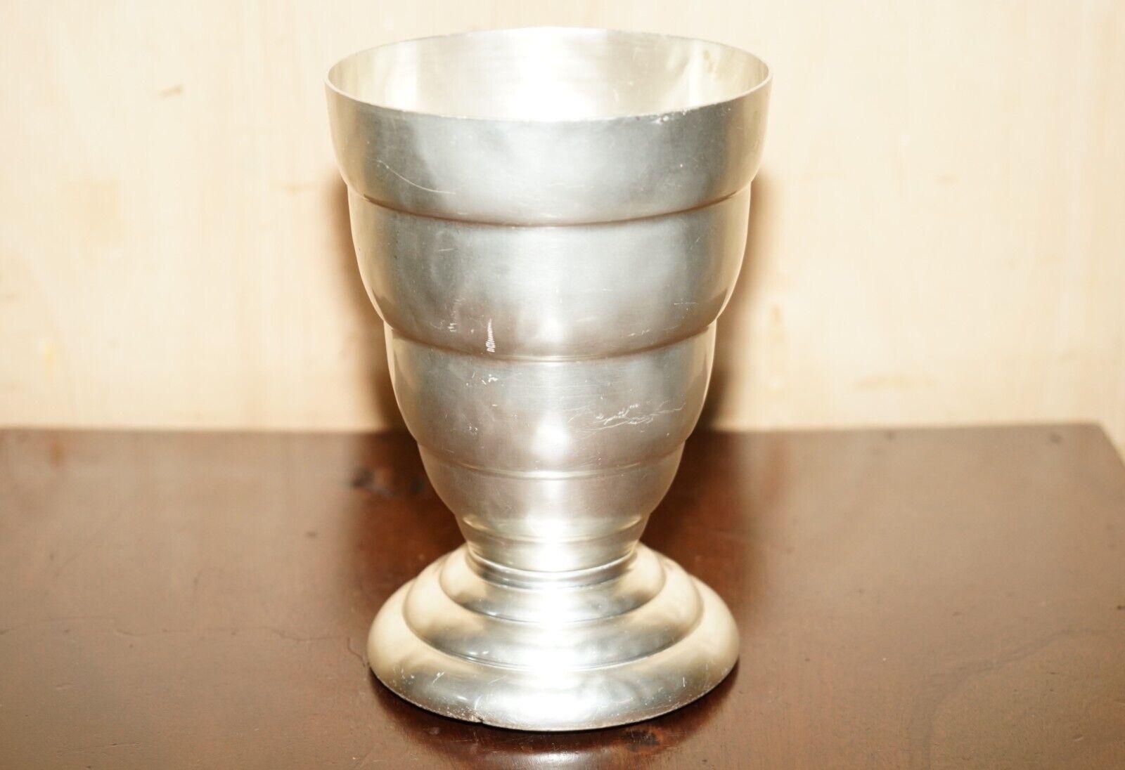 Royal House Antiques

Royal House Antiques is delighted to offer for sale this lovely Art Deco Circa 1930's Silver Plated Champagne bucket which can of course be used for wine and ice as well

A good looking and well made, decorative example, the