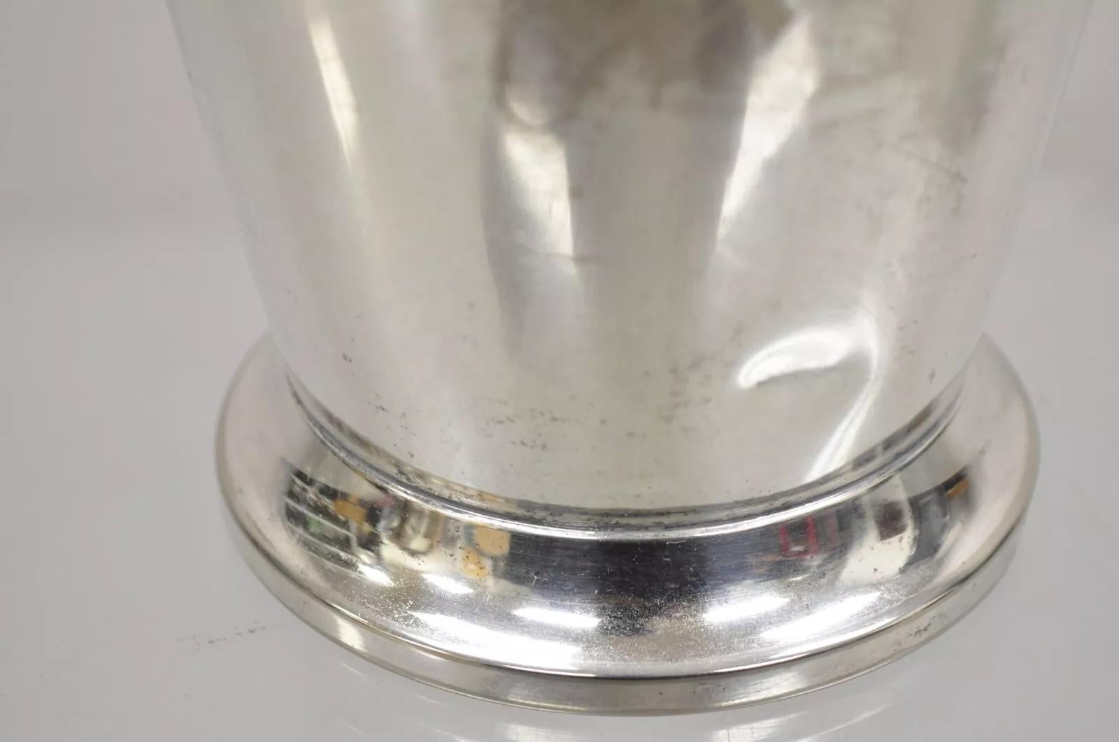 Antique Art Deco Silver Plated Cocktail Martini Shaker 