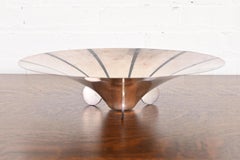 Antique Art Deco Silverplate Footed Centerpiece Bowl or Fruit Bowl by WMF Ikora