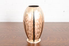 Antiguo jarrón Art Decó de plata de WMF Ikora, circa años 30