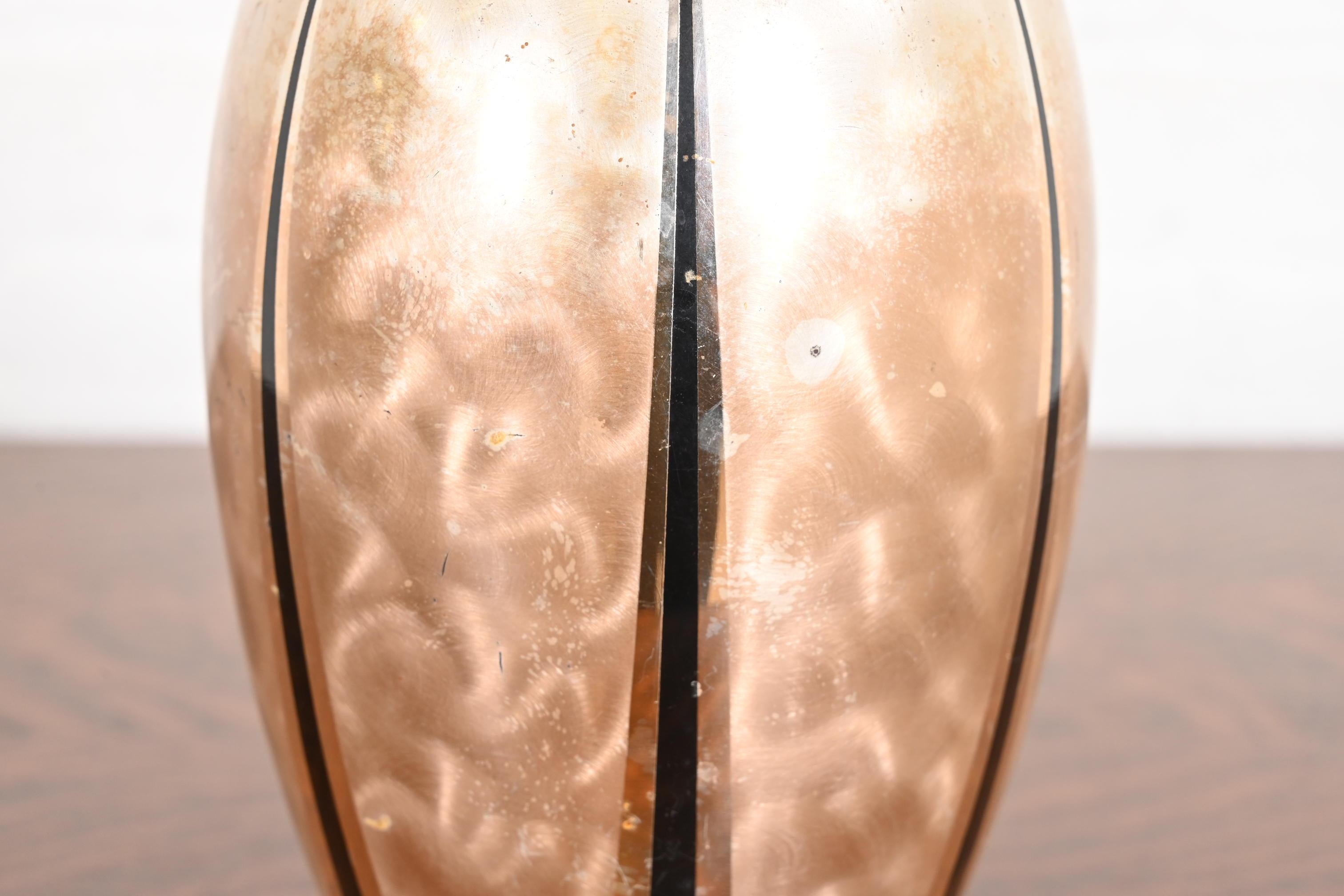 Antiguo jarrón Art Decó de plata de WMF Ikora, circa años 30 en venta 2