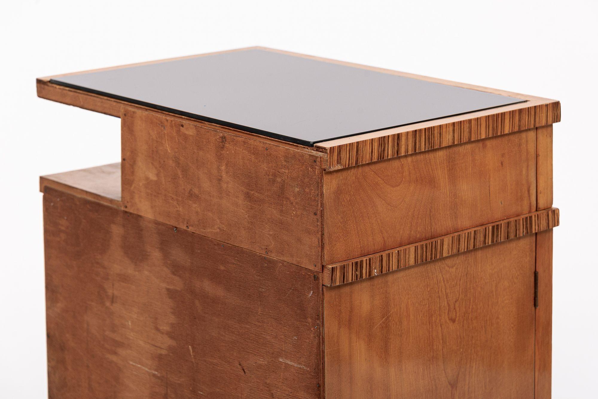 Antico mobile bar o mobile laterale in Wood, 1930 4