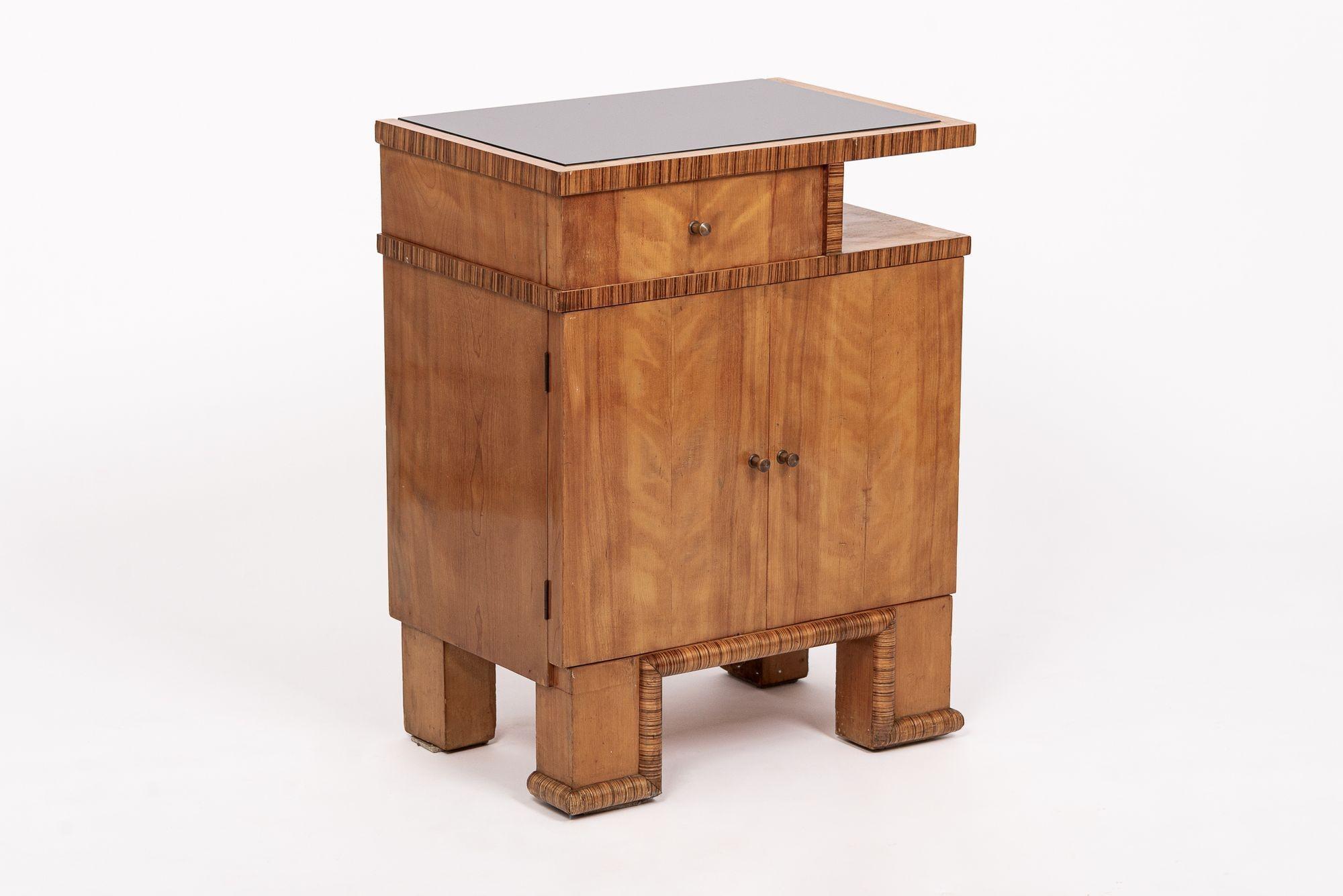 Antico mobile bar o mobile laterale in Wood, 1930 5