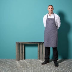 Antique Art Deco Stainless Steel Fire Insert