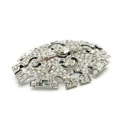 Spilla a placca in pasta in stile Art Deco anni '20