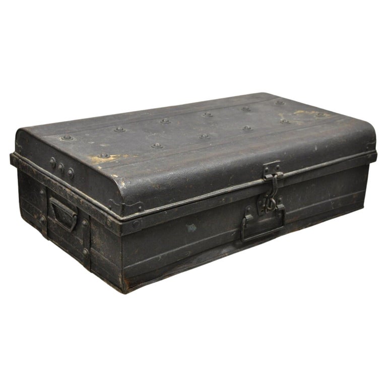 Goyard Palace 70 Travel Trunk Handbag in Black 94936 For Sale at 1stDibs
