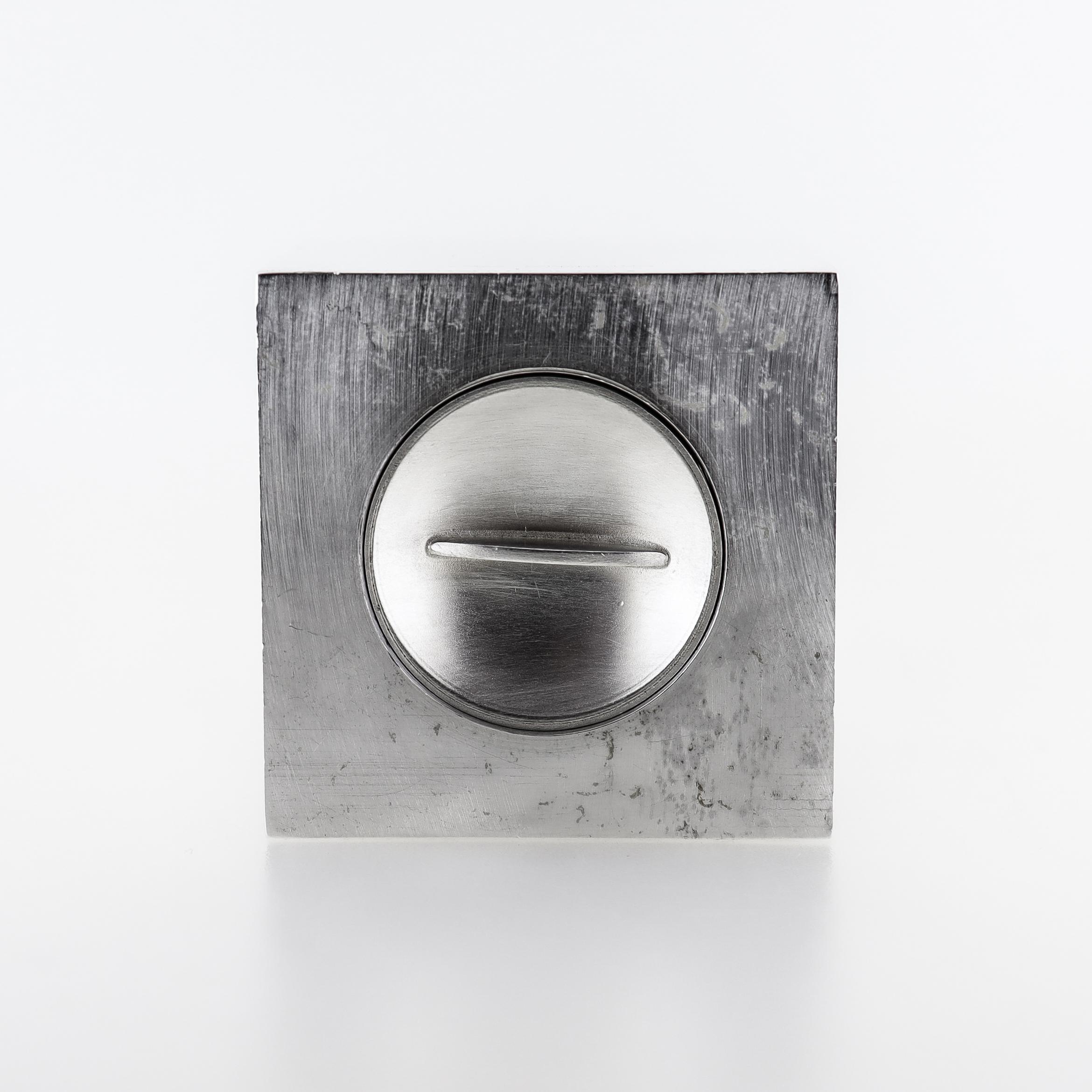 Ancienne banque de pièces de monnaie Art déco en argent sterling « ABC » en forme de cube en vente 4