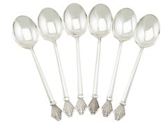 Antique Art Deco Sterling Silver Tea and Coffee Spoons