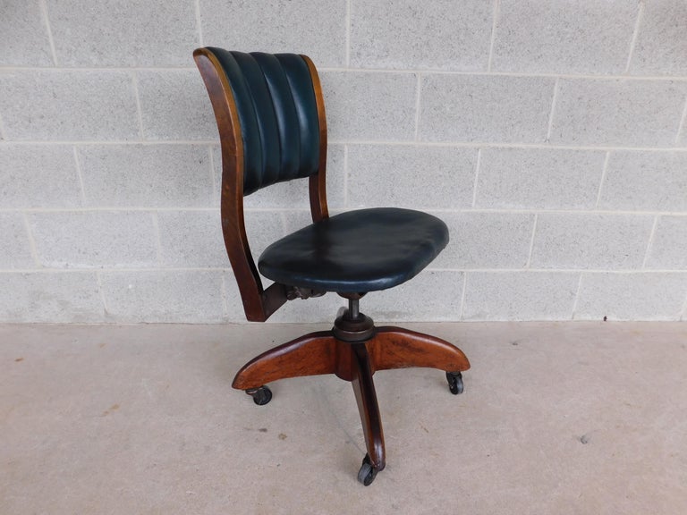 90+ Years Sale!* Art Deco Wood Swivel Chair Thuvien.Quangtri.Gov.Vn