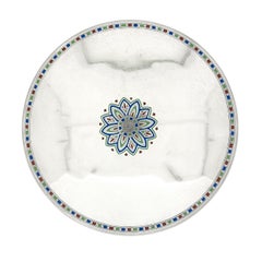 Antique Art Deco Tiffany & Co. Sterling Silver & Mosaic Enamel Bowl