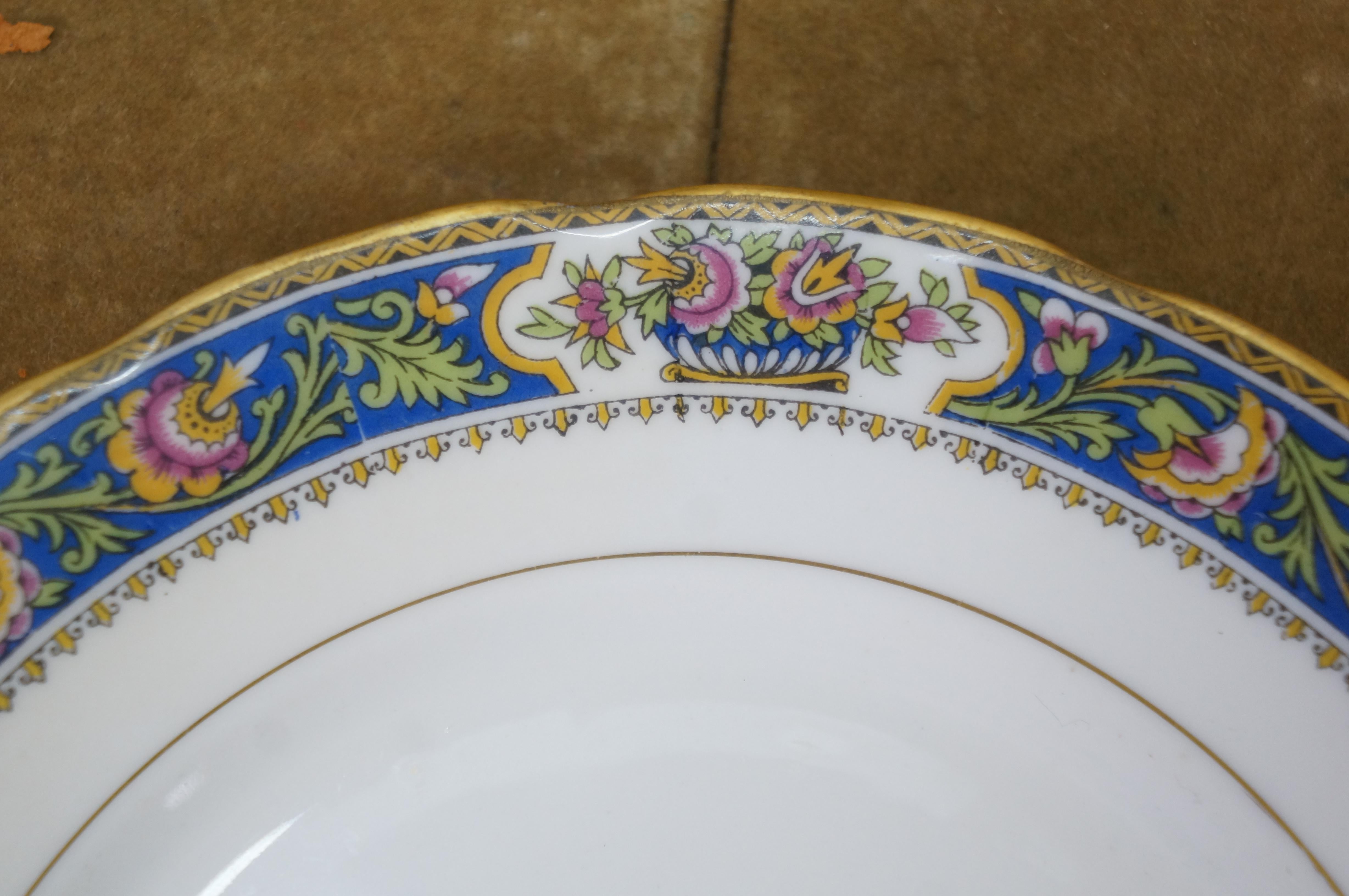 Antique Art Deco TLB Limoges Touze Lemaître Frères & Blancher Tea Coffee Set For Sale 1