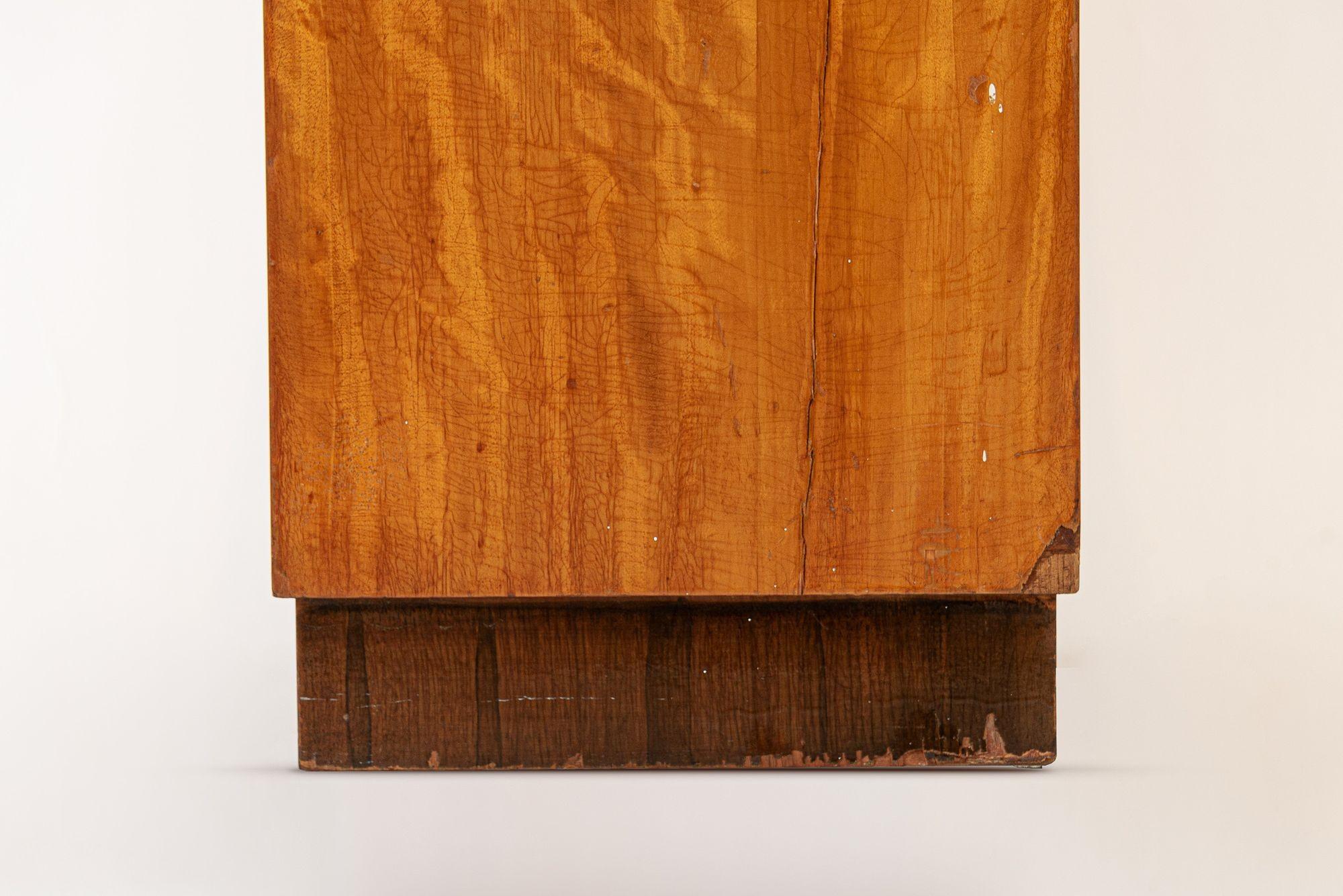 Antique Art Deco Two-Tone Burl Wood Dresser, 1930s 14