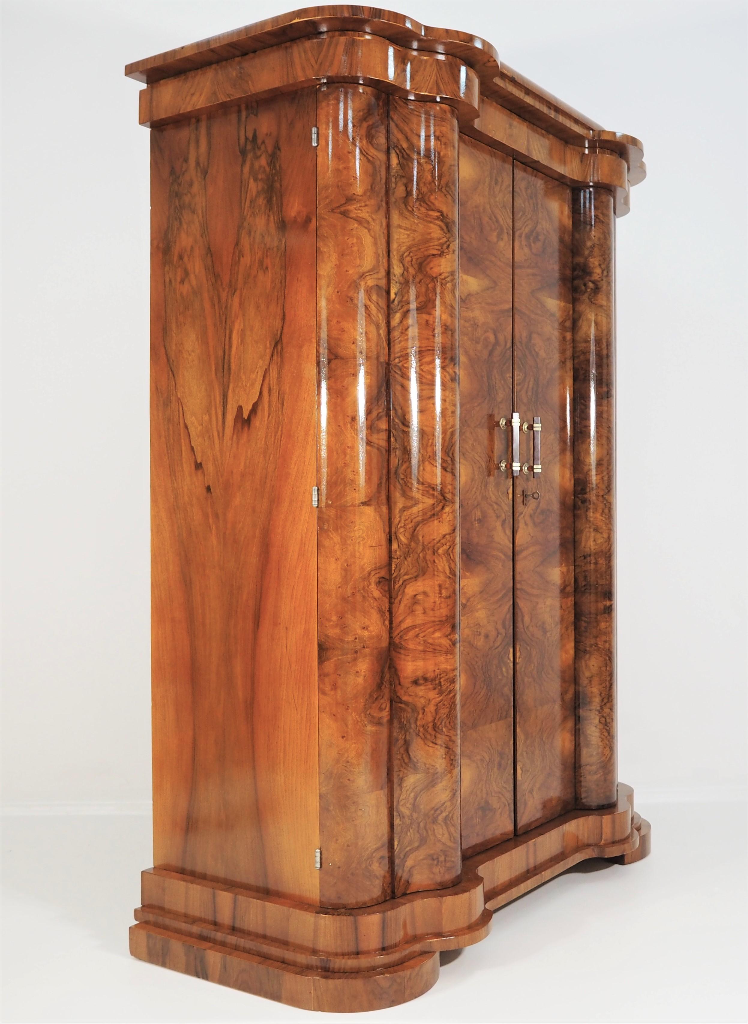 Antique Art Deco Wardrobe 1