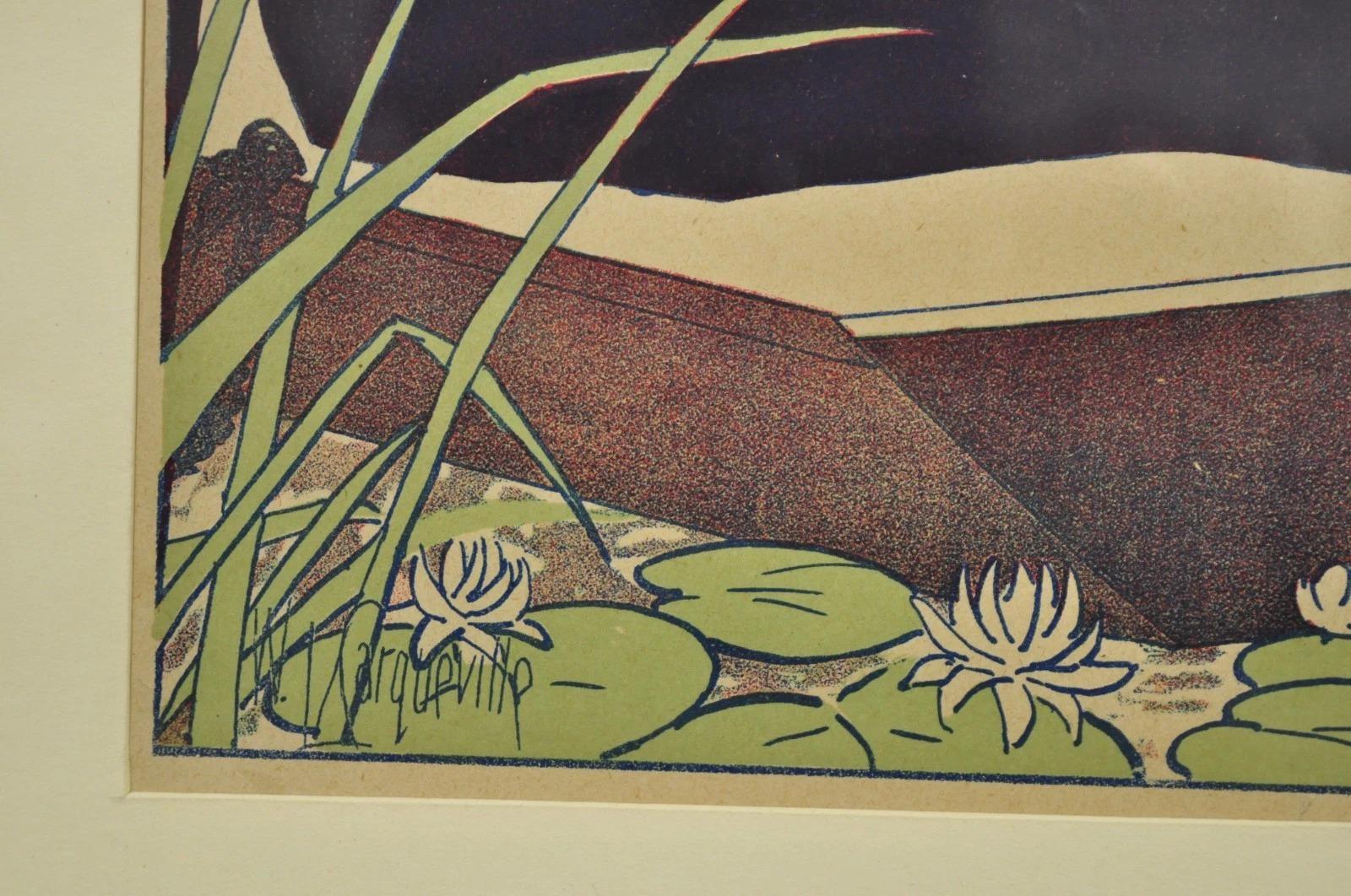 Antique Art Deco Will Carqueville Lippincott's 