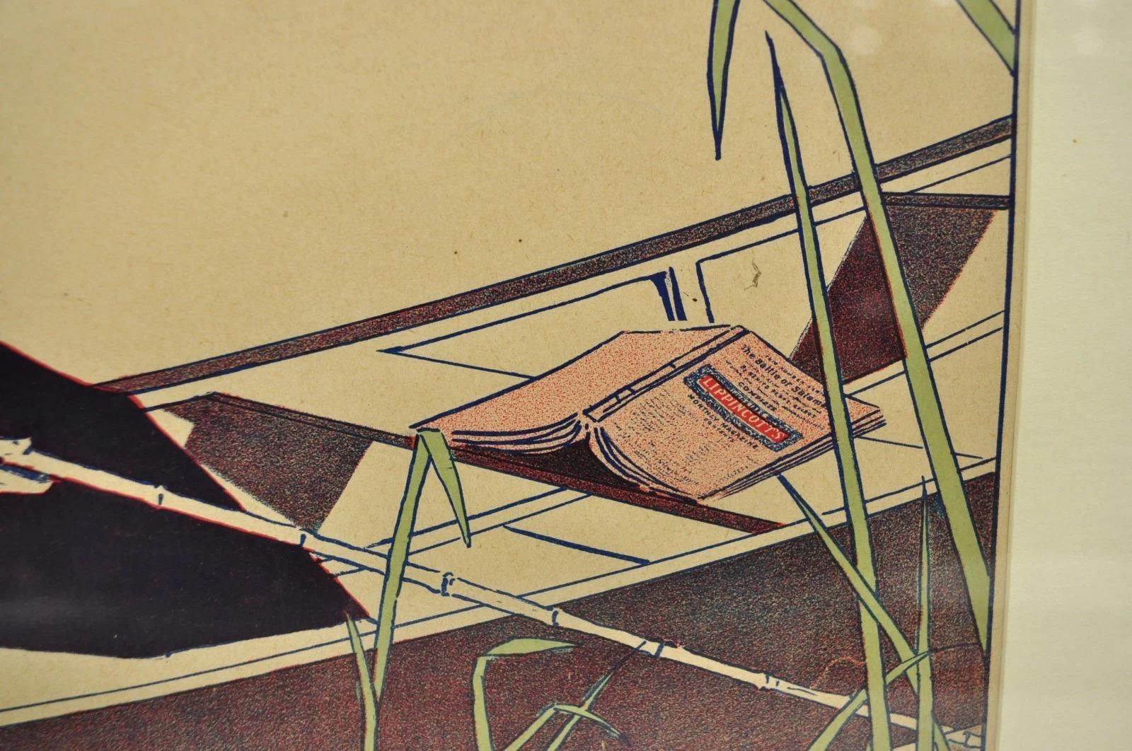 Antique Art Deco Will Carqueville Lippincott's 