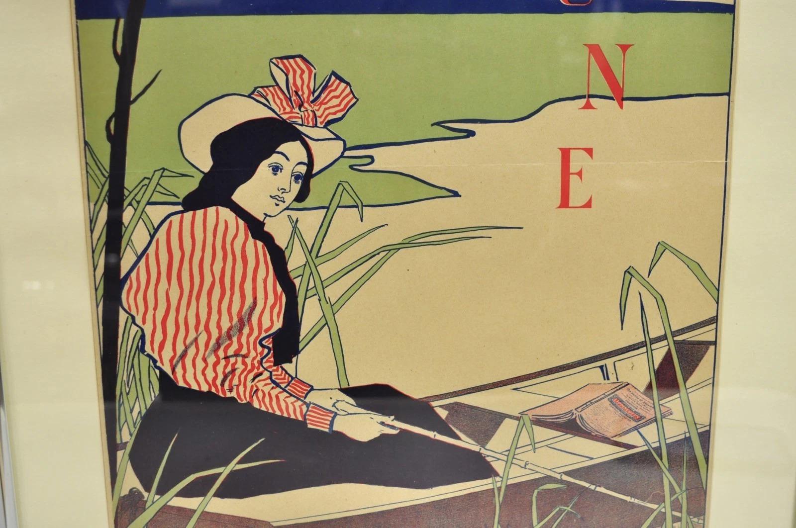 19th Century Antique Art Deco Will Carqueville Lippincott's 