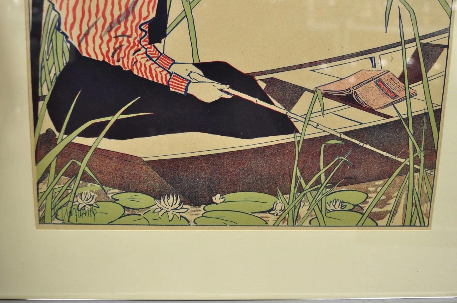 Antique Art Deco Will Carqueville Lippincott's 