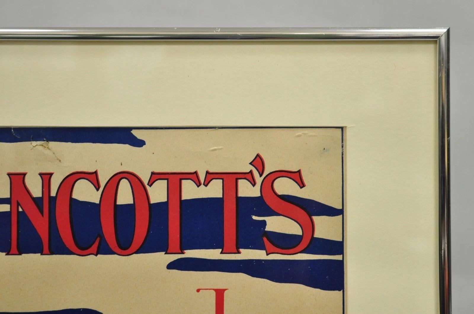 Antique Art Deco Will Carqueville Lippincott's 