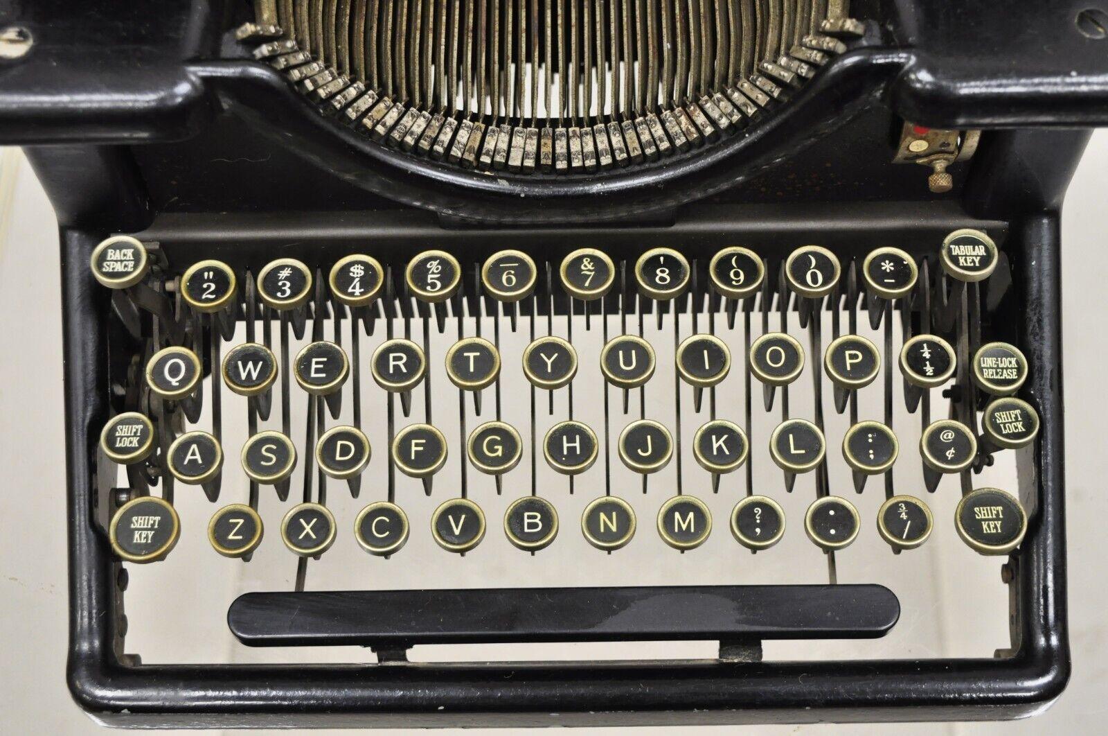 Antique Art Deco Woodstock Manual Typewriter For Sale 2