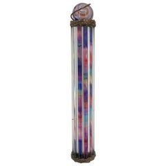 Antique Art Glass and Bronze Kaleidoscope