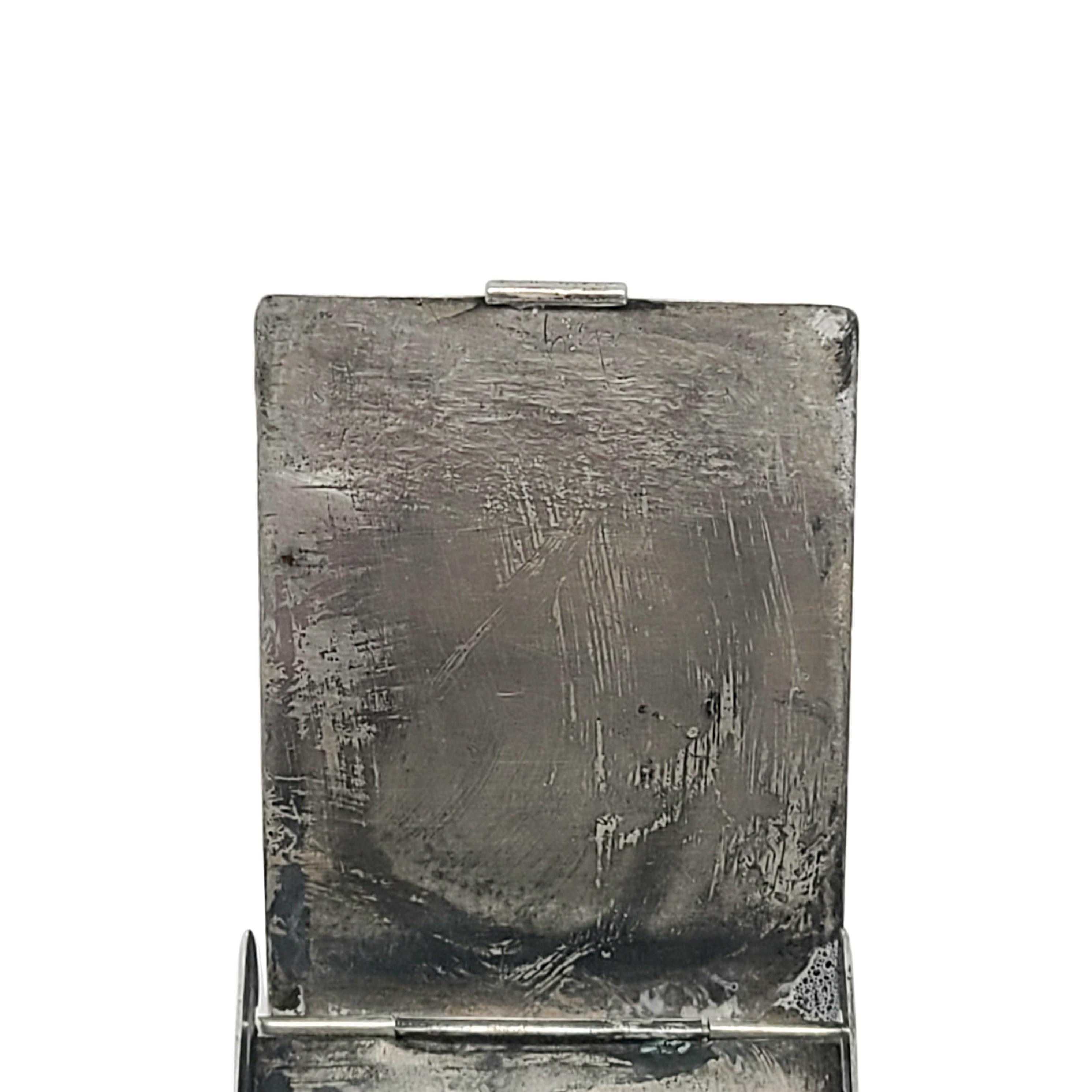 Art Mfg Co Sterling Silver Match Case with Monogram 2
