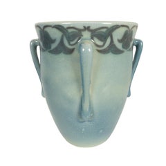 Antique Art Nouveau American Rookwood Pottery Vellum Vase by Lorinda Epply 1915