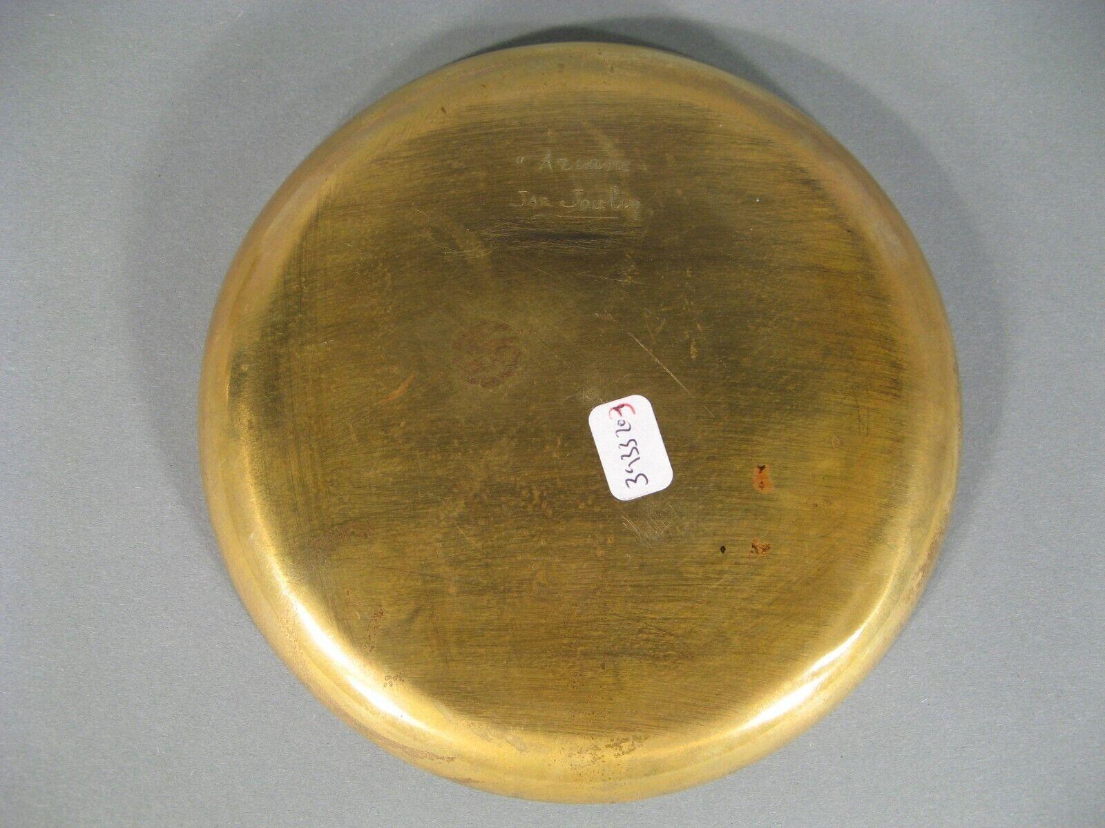 Antique Art Nouveau Brass Trinket Dish by Jan Joulin - 1Y103 2