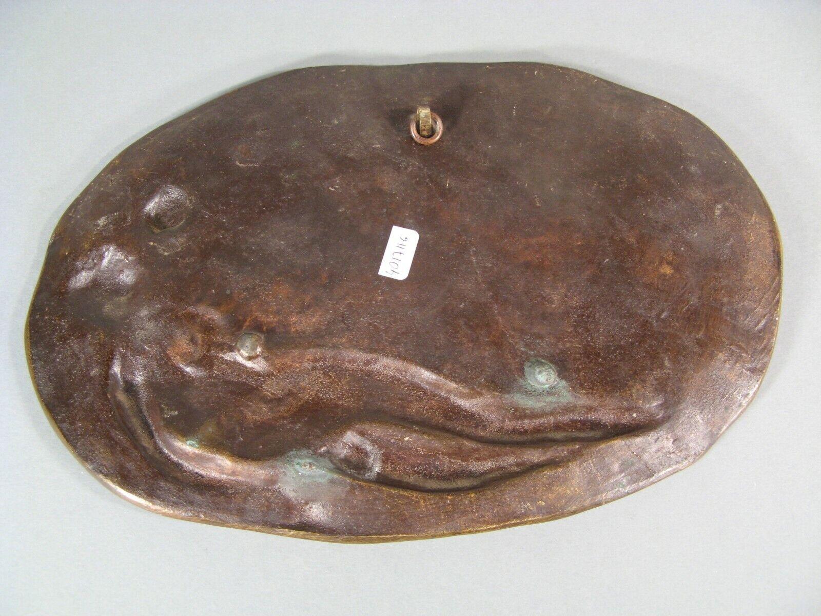 Antique Art Nouveau Bronze Tray 