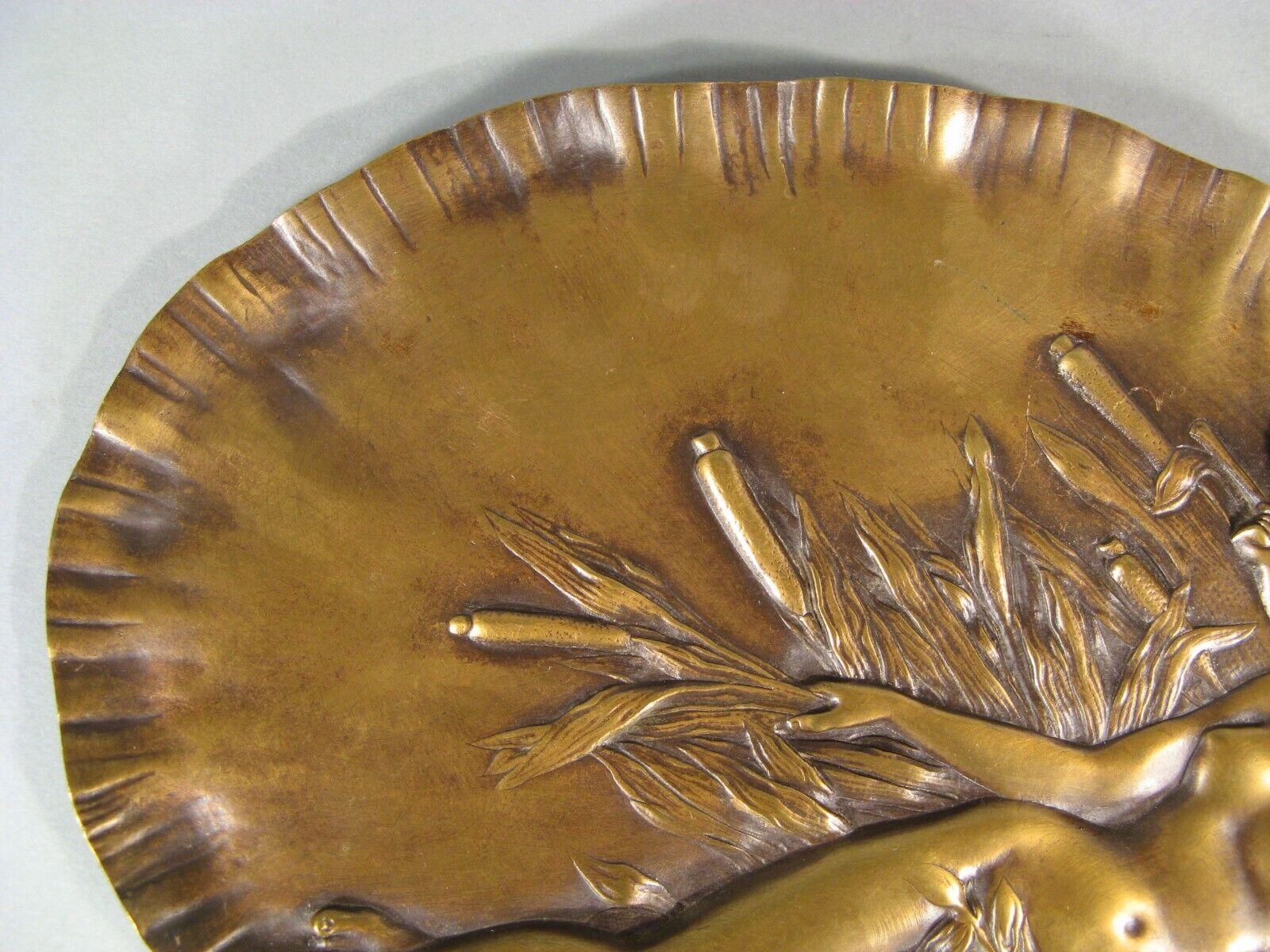 Antique Art Nouveau Bronze Tray 